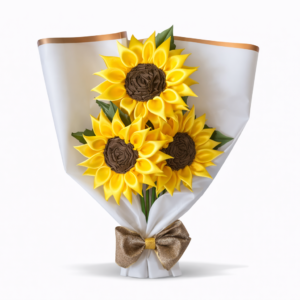 Ramo Plano 3 Girasoles