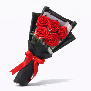 Ramo Plano 5 Rosas