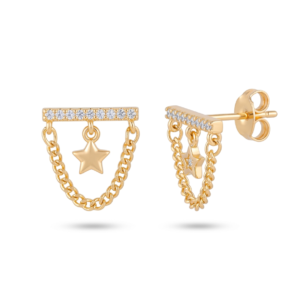 Aretes Astra Dorados Ref: B1365