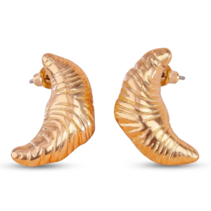 Aretes Croissant Dorados Ref: B1745