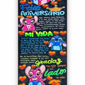 Cartelera Stitch Y Angela V1