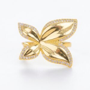 Anillo Dalia Dorada