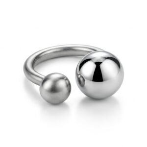 Anillo Dualia Plateado