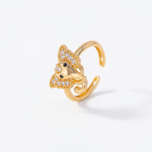 Anillo Elefante Dorado